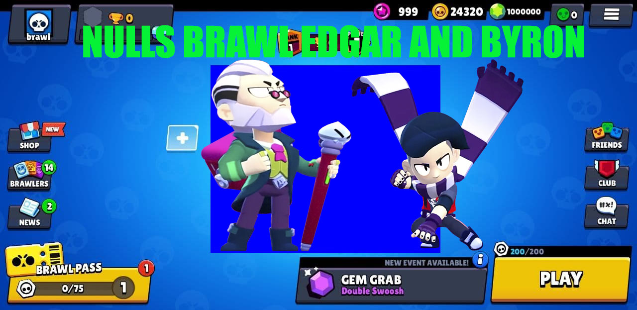 Download Nulls Brawl 32 170 Brawl Stars With Brawlers Edgar And Byron - brawl stars changing star power private server