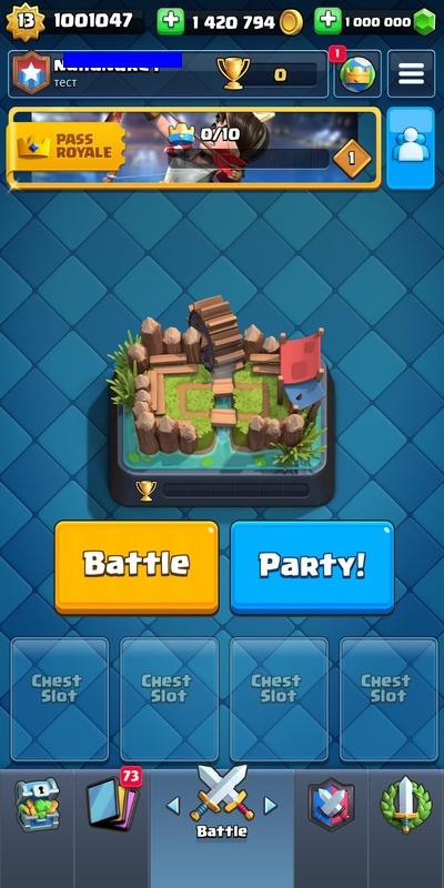 clash royale private server with custom cards